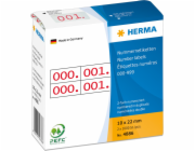 Herma Samolepící etikety 2x / 10 x 22mm Červenobílé (4886)