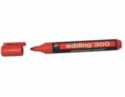 Edding Permanentní popisovač 300 kulatý hrot červený (EG1001)