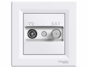 Schneider Electric TV-SAT koncová anténní zásuvka 1dB bílá - EPH3400121