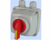 Elektromet Vačkový spínač 0-I 3P 25A v pouzdru visacího zámku IP44 Arc 25-13/5 (922508)