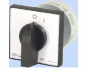 Elektromet Vačkový spínač 0-1 1P 12A IP65 Arc E12-52 s destičkou (921252)