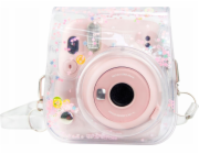 LoveInstant Case Kryt pro Fujifilm Instax Mini 11 / Transparent Flitry Pink