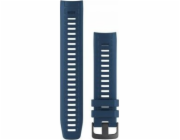Gumový pásek na zápěstí – řada Instinct (tmavě modrá / grafitová přezka) (010-12854-26)