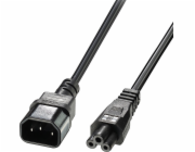 Lindy Lindy 30340 napájecí kabel IEC C14 - IEC C5 napájecí prodlužovací kabel - 1m