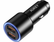 AUKEY CC-Y17S LED USB-A nabíječka do auta 36W