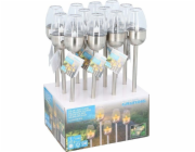 Grundig - solární lampa s efektem plamene svíčky, 38 cm