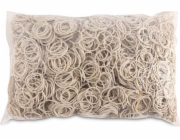 Kancelářské výrobky Kancelářské výrobky Gumičky, průměr 25 mm, 1,5 x 1,5 mm, 60 % pryž, 1000 G, obal, bílá