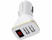 Borofonová nabíječka 2x USB-A 2,1 A (BFO-BZ11-W)