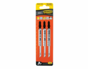 Modeco pilové listy typu T 100x3mm rychlé rovné řezání na dřevo a PVC 3 ks. - MN-65-192