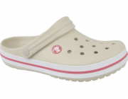 Dámské pantofle Crocs Crockband, béžové, velikost 37/38 (11016-1AS)