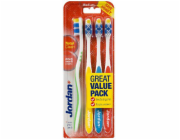 Jordan Total Clean zubní kartáček střední 4 ks