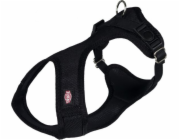 Postroj Trixie Soft, XS–S: 30–45 cm/15 mm, černý