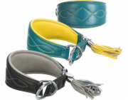 Obojek Trixie Active Comfort, greyhound, černo/šedá, S: 27–35 cm/55 mm