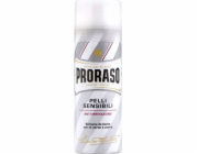 Proraso Proraso White Pěna na holení doporučená pro citlivou pokožku 300 ml
