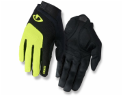 Cyklistické rukavice GIRO Bravo Gel LF černý melír žlutý velikost XL (GR-7085662)