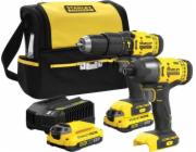 Sada elektrického nářadí Stanley Sada stehen 18V V20 2Ah SFMCD711 + puškohled SFMCF800, brašna