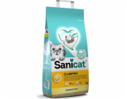 Sanicat Clumping stelivo pro kočky, stelivo, pro kočky, bentonit, bez zápachu, 8l, hrudkující