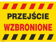 ANRO Výstražná značka Zakázaný průjezd 350 x 250mm (B15/L/R)
