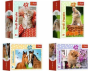Trefl Puzzle 54 dílků Mini Roztomilá zvířátka 19732, 19733, 19734, 19735 (54195) Trefl