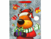 JU-PITER Vánoční dárková taška 4253A 31x42x12cm p12, cena za 1 ks.