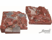 Juweela: Zničená cihlová zeď 75 x 75 mm - Univerzální