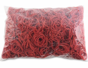 Kancelářské výrobky Kancelářské výrobky Gumičky, průměr 30 mm, 1,5 x 1,5 mm, 60 % pryž, 1000 G, obal, červená