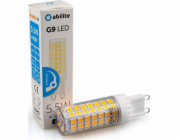 — ABILITE LED ŽÁROVKA, TEPLÁ, G9 5,5W, 230V, 600LM, stmívatelná