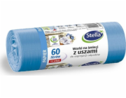 Stella STELLA pytle s uchy, na třídění papírového odpadu, 60 l, 14 ks., modrá, modrá