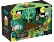Mudpuppy Puzzle zářící ve tmě v lese 100 kusů (MP54029)