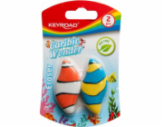 Univerzální guma Keyroad Keyroad Caribic Wonder, 2 ks, přívěsek, mix barev