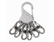 Nite Ize KeyRack + 6x mikrokarabina z nerezové oceli (KLK-11-R3)