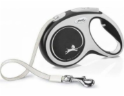 Flexi New COMFORT 8 m Black  Grey Dog R