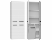 TopEshop Nel dd koupelnová skříňka 1k koš 60cm bílá