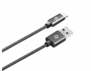 ALIGATOR PREMIUM 2A kabel, USB-C, černý