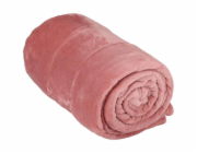 Pléd flanelový 200 x 150 cm růžová ED-225610