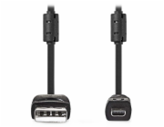 Nedis CCGL60810BK20 NEDIS kabel USB 2.0/ zástrčka USB-A - zástrčka UC-E6 8-Pins/ pro fotoaparát Panasonic, Fujitsu, Kodak/ černý/ bulk/ 2m