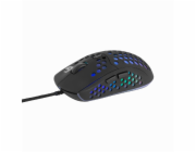 Gembird Myš RAGNAR RX400, podsvícená, 6 tlačítek, 7200DPI, USB, černá