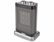 Nedis HTFA17GY NEDIS keramický horkovzdušný ventilátor PTC/ termostat/ spotřeba 1500 W/ 2 tepelné režimy/ ochrana proti převrácení