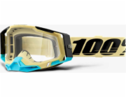 100% Gogle 100% RACECRAFT 2 AIRBLAST (Szyba Przezroczysta Anti-Fog, LT 88%-92% + 10 Zrywek) (NEW)