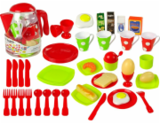 Import leantoys Food Set Jug Hrnek Talíře 42 prvků