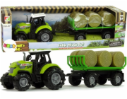 Traktor LeanToys s přívěsem
