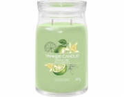 Svíčka ve skleněné dóze Yankee Candle, Vanilka s limetou, 567 g