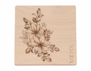 Dřevěné destičky CREATIVE WOOD SET 5, 10 x 10 cm SIXTOL