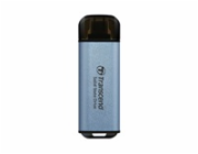 TRANSCEND Externí SSD ESD300C 512GB, External SSD, USB 10Gbps, Type C, stříbrná