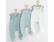 Kojenecké dupačky New Baby Classic II Uni 3ks mátová Vel.62 (3-6m)