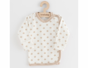 Kojenecká košilka New Baby Classic II Uni 3ks béžová Vel.62 (3-6m)
