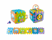 Hrající interaktivní skládací kostka Baby Mix