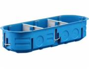 Simet SA Company Trojitý zapuštěný box modrý P3x60K 32324203