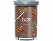 Svíčka ve skleněném válci Yankee Candle, Pralinka a bříza, 567 g