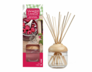 Aroma difuzér Yankee Candle, Červená malina, 120 ml, 12 stébel